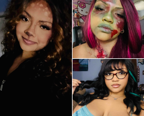 how i cake my face 🧁 cover photo collage