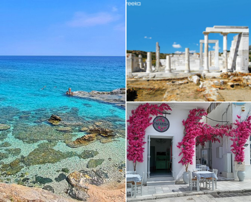 🇬🇷 Naxos - Cyclades Greek Islands 📍 cover photo collage