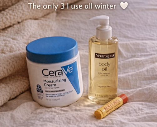 Winter Essentials for Super Dry Skin cover photo collage