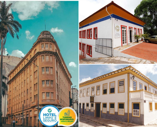 Descubra hospedagens encantadoras nas cidades históricas de Minas Gerais cover photo collage