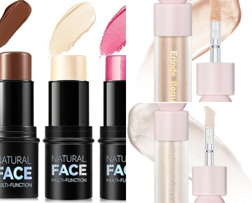 Top 10 Liquid Highlighter Picks cover photo collage