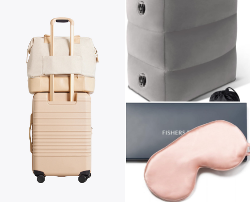 Travel ingredients cover photo collage