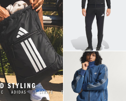 I've found mens latest obsessions from Adidas (recs from husband and brothers) cover photo collage