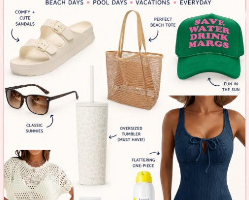 Summer Essentials cover photo collage