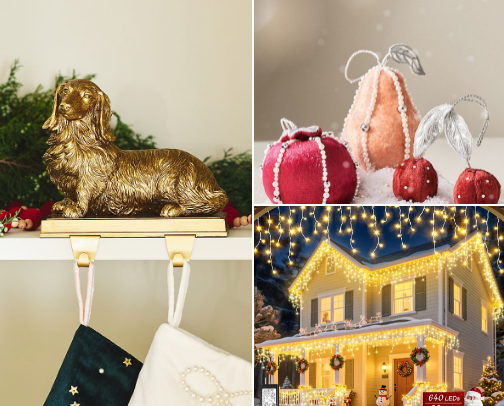 Whimsy & Wonder: 2025 Christmas Décor Must-Haves cover photo collage