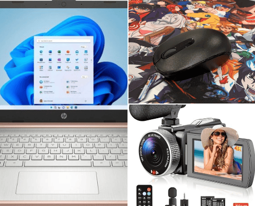Things I bought to enhance my YouTuber lifestyle. Check it out! cover photo collage
