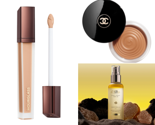 fave beauty products 💄 cover photo collage