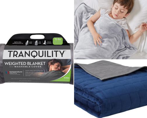 I Tried 9 Weighted Blankets So You Don't Have To, These Actually Work cover photo collage