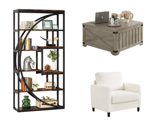 Amazon Furniture Finds cover photo collage