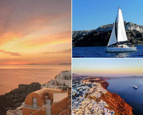 What to do in Santorini, Greece cover photo collage