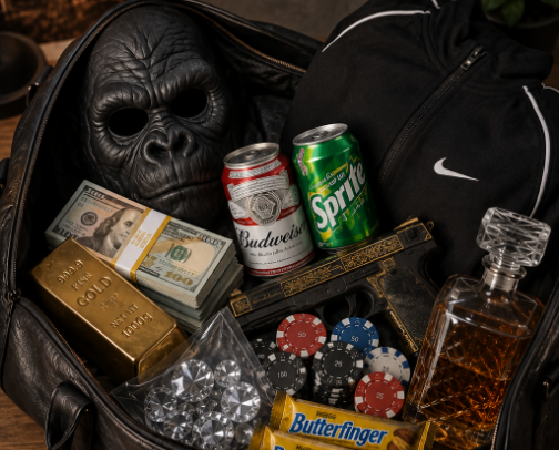 GTA Heist Gift Bag | Gifts for Grand Theft Auto Fans cover photo collage