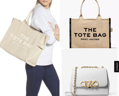 Purse and bags cover photo collage