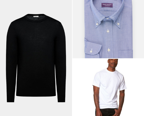The No-BS Men’s Clothing Kit cover photo collage