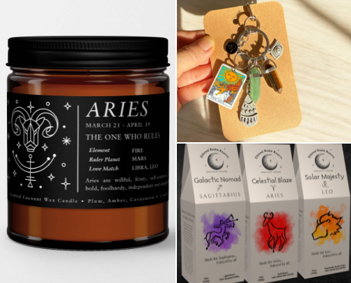 🔥 Ignite the Fire Within: Must-Have Gifts for Aries, Leo & Sagittarius 🔥 cover photo collage