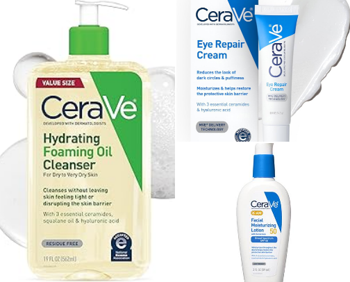 Affordable Skin care for sensitive skin cover photo collage