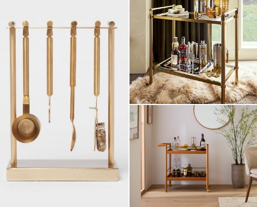 Hot Cocoa Bar Cart Ideas cover photo collage