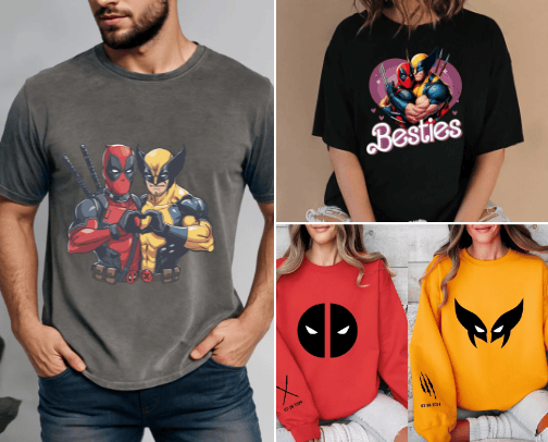 Wolverine & Deadpool cover photo collage