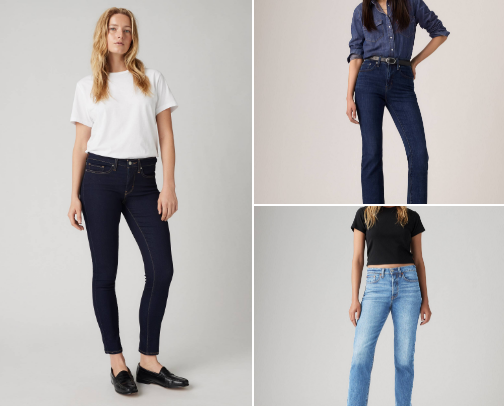 👖 Levi’s Jeans That Actually Fit: Petite, Tall & Curvy Friendly cover photo collage