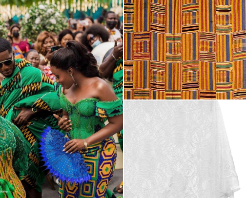 List for a Ghanaian traditional wedding cover photo collage