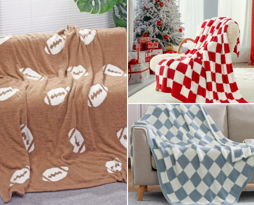 ❄️NEVER ENOUGH BLANKETS/ QUILTS/THROWS❄️ cover photo collage
