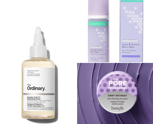 Products that saved my face✨️ cover photo collage