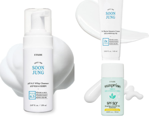 Skincare: Dewy and plump skin cover photo collage