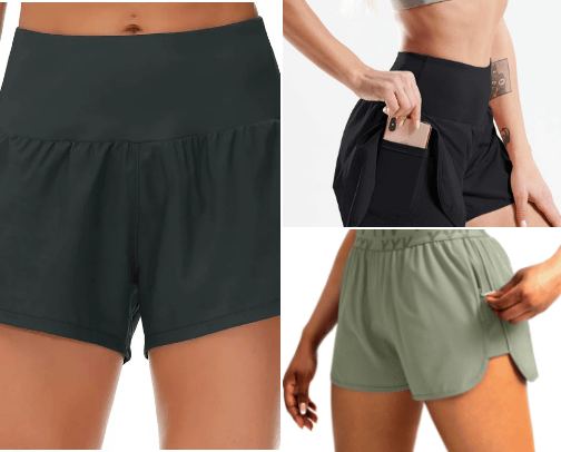 women's  athletic wear cover photo collage