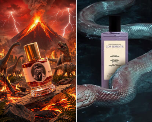 Dark & Funky: Wildest Fragrances Ever Made cover photo collage