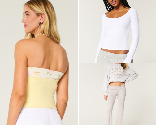 Hollister Bump Friendly Fits cover photo collage