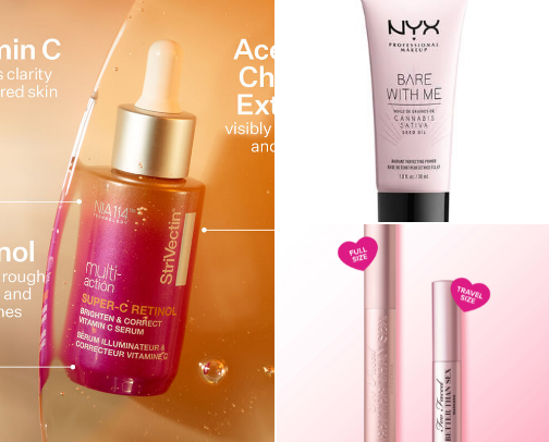 My fav beauty products ✨ cover photo collage