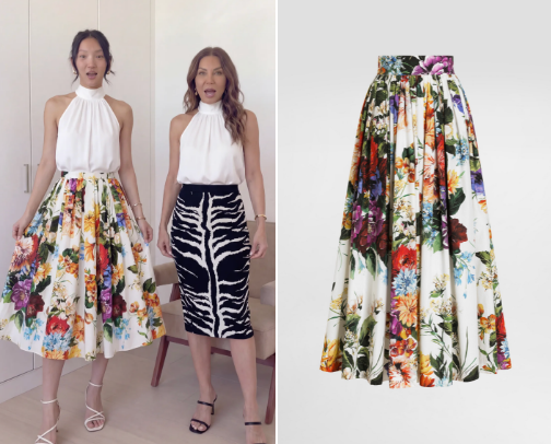 brighter skirt + simpler shoes cover photo collage