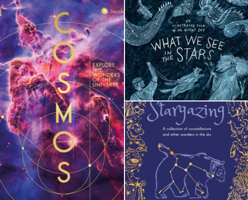 An observatory made of books 🌌 cover photo collage