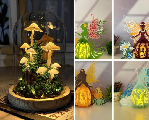 The Enchanted Curator’s Guide: High-Quality Fantasy Items for a Magical Life cover photo collage