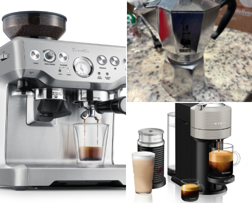 at home coffee routine essentials ☕️ cover photo collage