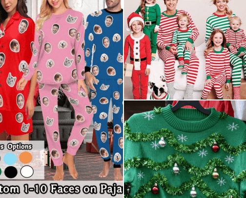 Christmas Fashion?! or NOT? cover photo collage