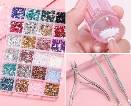Nail art & Tools cover photo collage