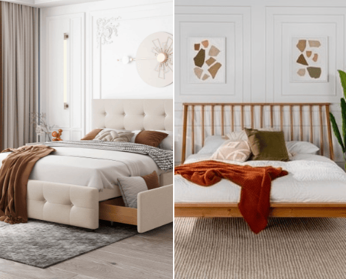 Minimalistic Bedroom cover photo collage