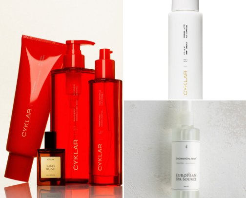 My favorite bath and body care products cover photo collage