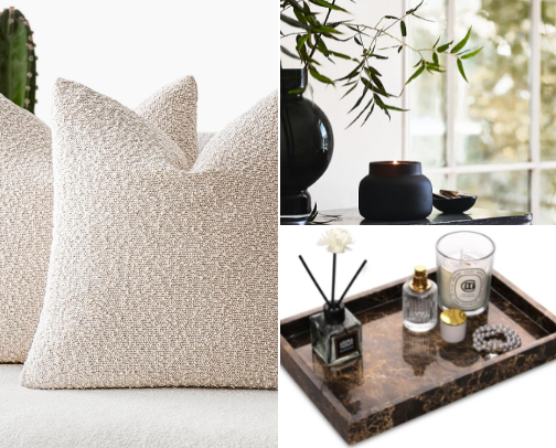 Curation for a Grounded & Calming Home cover photo collage