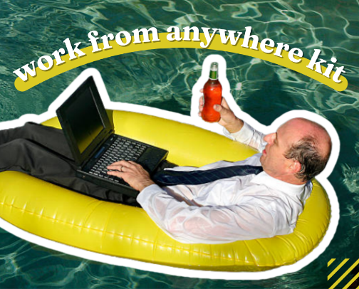 🌍 work-from-anywhere kit cover photo collage