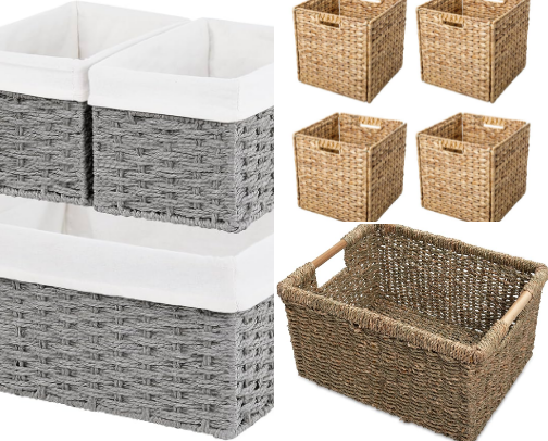 Real Solutions for a Tidy Home: Wicker Baskets That Actually Work cover photo collage