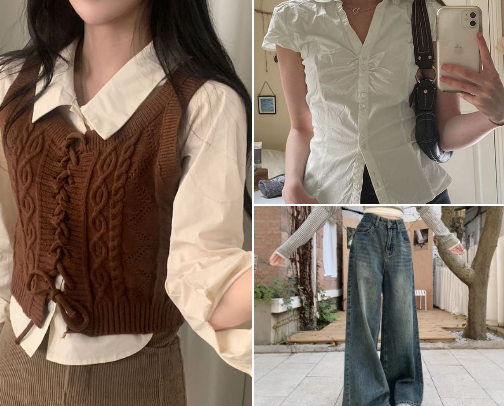 "7 Viral Korean Winter Student Outfits: From Library to Date Night (YesStyle) ❄️" cover photo collage