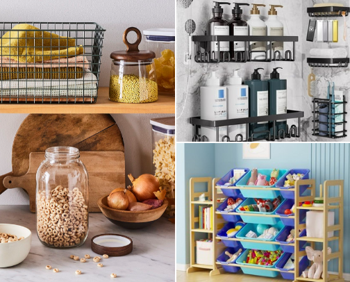 Home Organization Must-Haves That Keep My House Clutter-Free cover photo collage