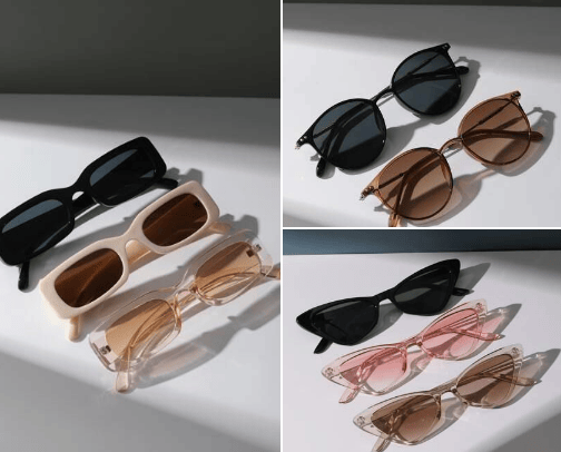 Sunglasses cover photo collage