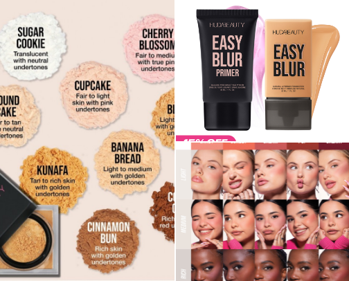 Huda beauty 😻 cover photo collage
