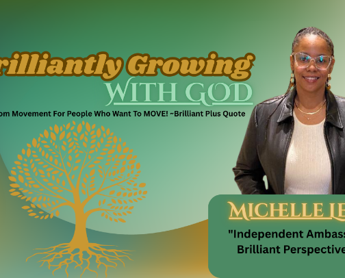 Brilliantly Growing With God cover photo collage