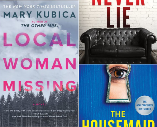 the best thriller books for new readers cover photo collage