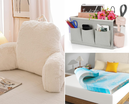 Dorm essentials cover photo collage