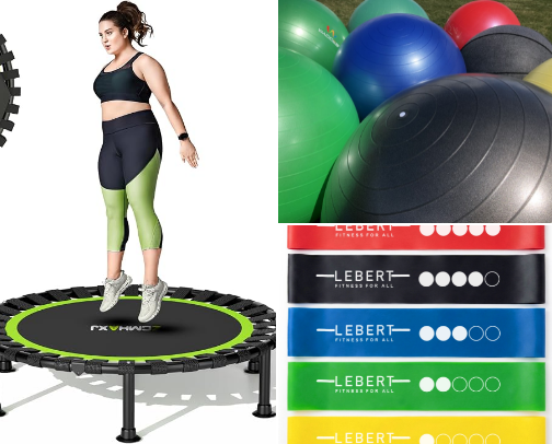 Home fitness cover photo collage