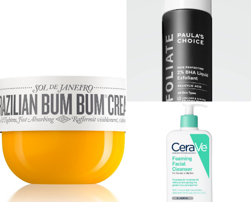 Skincare that saved my skin! 🩵✨ cover photo collage